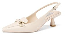 QUEEN HELENA Scarpe Eleganti con Tacco Basso Décolleté a Punta Chiusa Donna K3752
