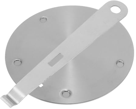 Placa Adaptadora de Acero Inoxidable para Estufa de Inducción | Plata, para Menaje y Leche, Uso en Inducción y Gas, Distribución Uniforme del Calor y Limpieza Sencilla