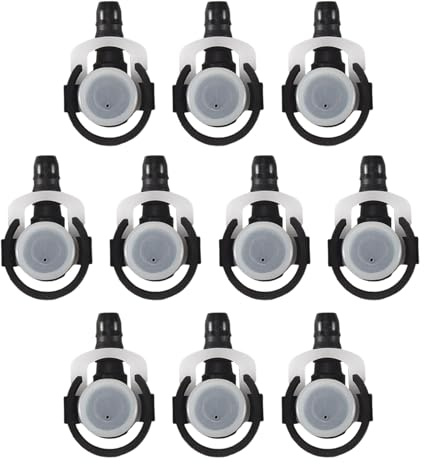 VIOPDER 10 Piezas Conector de Tubo de Agua para Coche ID12-ID6-90 Grados L Tipo Tubo de Combustible Conector RáPido Conector de Tubo de Combustible