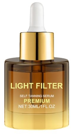 Lozione Autoabbronzante | Autoabbronzanti Idratanti 30ml,Crema Liquida Naturale Effetto Bronzo Idratazione Progressiva per Viso Corpo Uomo Donna