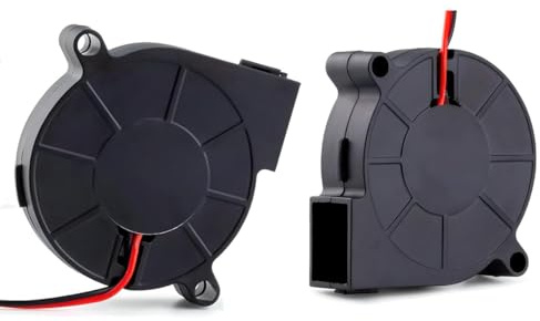 Super Print 5015 Blower Fan DC 24V,50mm x 50mm x 15mm Dual Ball Bearing Brushless 3D Printers Hotend Cooling Turbo Fans.(2PCS)