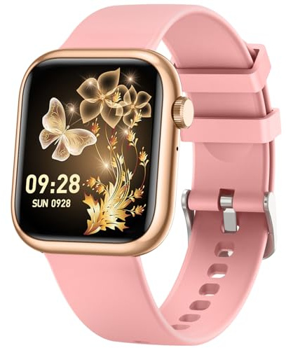 TAOLOON Women Smartwatch Fitness Tracker for Lady: 1.83'' Smart Watch for Women Answer/Make Call with iP67 Heart Rate Sleep Monitor Steps Counter 120+ Sports Digital Wrist Watches for Android iPhone