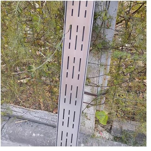 ZXCASDF Canale di drenaggio Stretto in Acciaio Inox 304，canaletta di Scarico Acqua piovana，per Fermare Le Foglie,Griglia per Marciapiede，Filtri Lineari(H4*W20CM/H1.57*W7.87IN)
