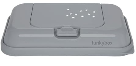 Funkybox Handtuchspender, Unisex - Schul- und Reise-Use, Toiletten-Artikelspender, Weiß, Stern