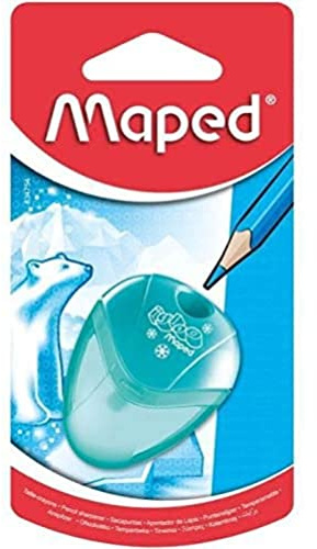 Maped Igloo Anspitzer, kompakt, mit Reserve, modern und unumgänglich, 1 Loch, Grün