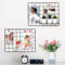 2 Pack Wire Wall Grid Panel | Photo Display Gridwall | Metal, Black & Magnetic Panels | Mesh Storage Organizer & Picture Frame | Hanging Home, Office & Kitchen Décor | Wire Notice Board