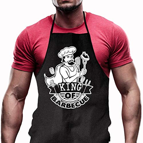 Grillschürze mit dem Spruch: King of Barbecue