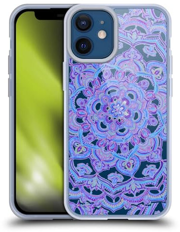 Head Case Designs Licenza Ufficiale Micklyn Le Feuvre Primavera Lillà Mandala 5 Custodia in Gel [Protezione di Grado Militare] Compatibile con Apple iPhone 12 Mini E Compatibile con MagSafe