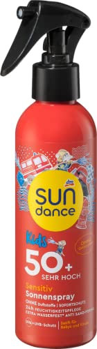 SUNDANCE Sonnenschutz Sonnenspray KIDS SENSITIV für besonders sonnenempfindliche ungebräunte sensible Kinderhaut, LSF 50+ SEHR HOCH, 200 ml