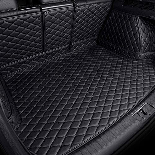 Tapis de Coffre En Cuir Voiture Coussin De Protection Pour VW Tiguan 2017 2018 2019 Complet Entouré Imperméable Tapis De Protection du Plateau De Chargement Anti-rayures Accessoires