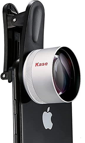 Kase Master Macro Phone Camera Lens Pro with Clip for iPhone 14 13 12 11 8 7 X XR Samsung Android,Professional 17mm Thread Mount Cell Phone Macro Lens Attachment with Metal Body