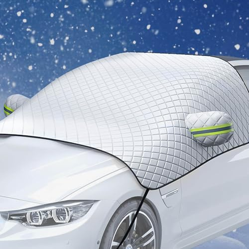 VALKEM Frontscheibenabdeckung Winter für Kia NIRO EV 2018-2022 2023, Faltbare Ultra-Dick Auto Scheibenabdeckung, Gegen Schnee Frost und Sonne Staub Auto Accessoires,A 145 * 230