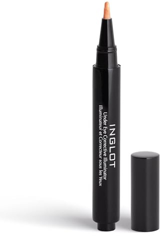 INGLOT Illuminante Correttivo Contorno Occhi 57, Beige & Giallo, 2,5 ml | Il correttore cremoso copre imperfezioni e occhiaie per un finish liscio e impeccabile. Senza alcol e senza profumo.