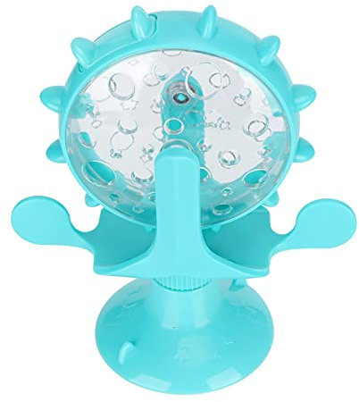 KIMISS Jouet Teaser pour Chat – Moulin à Vent Léger Interactif pour Chat avec Distributeur de Friandises pour Une Récréation Amusante – pour Engager Votre Ami Félin (Blue)