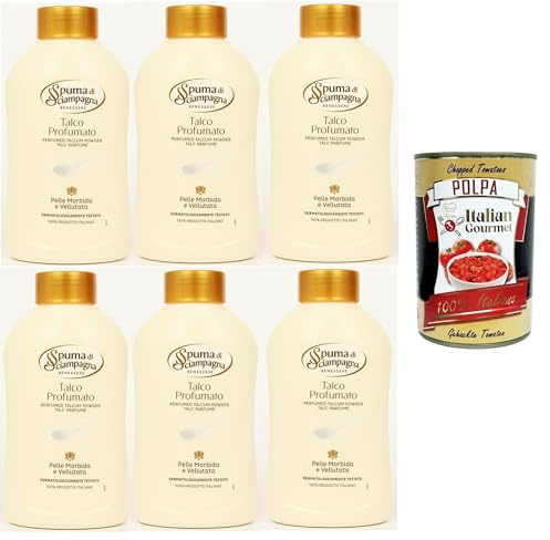 Italian Gourmet Talco Profumato Talkumpuder parfümiert fein 6 x 200g Dosen