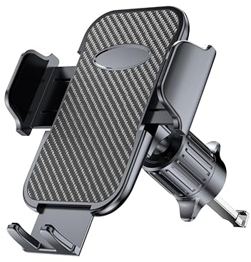 YjkjYii Handyhalter fürs Handyhalterung Auto,Handy Autohalterung,Universal Handyhalter Auto Lüftung,EIN-Knopf-Release&360 Grad Drehung KFZ Handyhalterung für iPhone,Samsung,Huawei,andere Smartphone