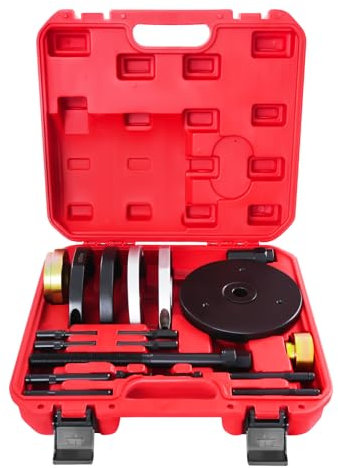 Qussse Juego de herramientas extractoras de rodamientos de rueda, 82 mm, extractor de cojinetes, herramienta para rodamientos de rueda de 3,23 pulgadas