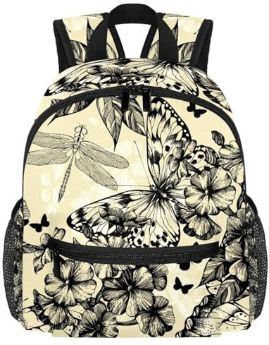 Süßer Kleinkind-Rucksack – schlafender kleiner Fuchs, moderne Kindertasche für Vorschule, Schule, Mädchen und kleine Kinder, Mehrfarbig 9, 25.4x10x30 CM/10x4x12 in