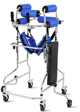 Déambulateur D'Intérieur, Chariot, Aide À La Marche, Cadre Debout Pour Personnes Âgées, Aide À La Marche Pour Adultes, Hauteur Réglable, 6 Roues, B