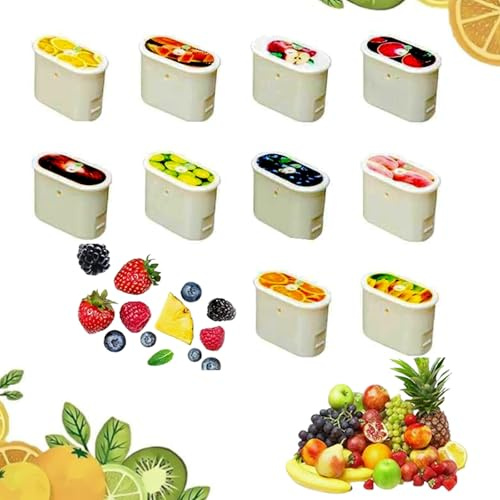 10/14 Pz Confezione Universale di Capsule Aromatizzanti per Bottiglie d’Acqua con Diversi Gusti, Capsule Aromatizzanti alla Frutta per Bottiglie d’Acqua, 0 Zucchero 0 Calorie, Capsule Aromatizzanti