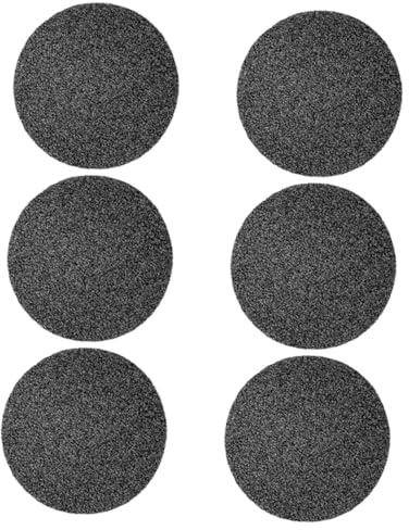 Ciieeo 6 Stück Aktivkohlefilter Rund Geruchsfilter für Komposteimer und Biomülleimer Ersatzfilter für Küchen Kompostbehälter und Abfallbehälter Filterpads für Mülltonnen Innen und Außen