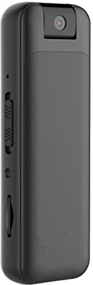 YQVEOT Action Cam, Mini videocamera Full HD 1080P Micro Body Camcorder Night Vision DV Videoregistratore vocale con 180 Len Rotante Fotocamera più Piccola(No Card)