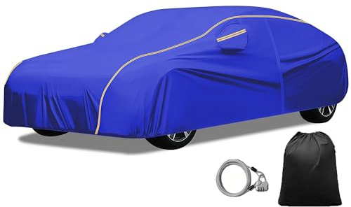 Winter SUV Car Cover Custom Fit for Mercedes C-Class C63 (C205) AMG 63 2016-2018 丨Oxford Fabric Car Cover 210D Waterproof Outdoor All Weather with Zipper Door Reflective Strips