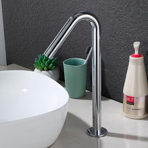 Automatic Infrared Bathroom Sink Faucet Hot & Cold Sensor Tap Battery-Powered Chrome Mixer Touchless Lavatory Faucet Modern Washroom Fixture