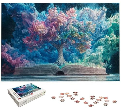 Puzzle 4000 Pezzi Magia, Puzzle Albero della Vita in Legno per Adulti, Misura: 140x87 cm, Puzzles 4000 Pezzi per Adulti, Giochi Educativo per Famiglie, Puzzles per Decorazioni Casa, Regalo, -6129