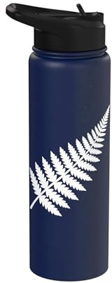 New Zealand Fern NZ Proud Kiwi New Zealander Stainless Steel Insulated Water Bottle