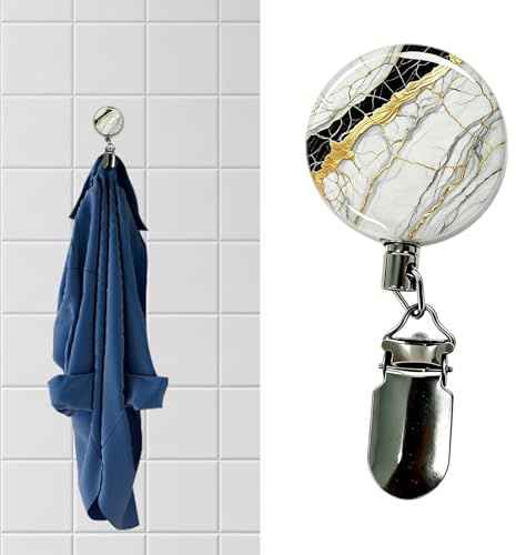 Pinza per tovaglioli, retrattile in acciaio inossidabile, con adesivo potente, supporto a per strofinacci e biancheria, per camera da , camper, cucina, armadio, lisci, vestiti, calze
