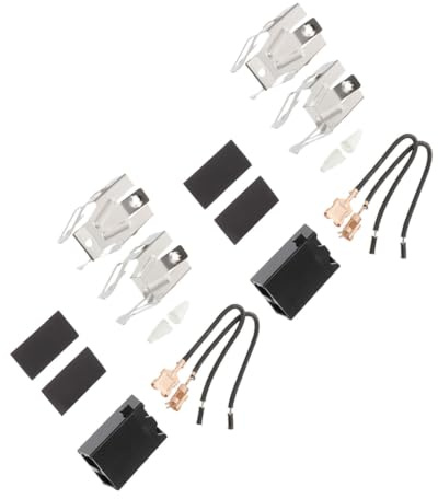 Beavorty 2 Ensembles Kit de Prise pour Four en Abs Robuste, Réceptacle Multifonction pour Brûleur de Cuisinière, Remplacement Direct pour Accessoires Cuisine et Poêle