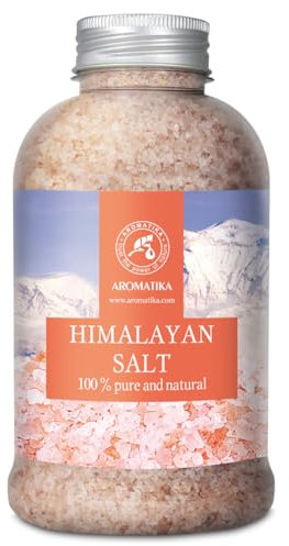 Sel Rose de Himalaya 600g - Pur et Naturel - Sel de Himalaya pour Bien Dormir - Soulagement du Stress - Bain - Beauté - Relaxant - Sels de Bain