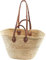 Kobolo Ibizatasche Strandtasche Korbtasche Palmblatttasche - Lederhenkel - ca 50x15x30 cm