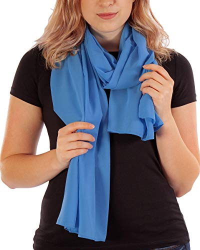 DOLCE ABBRACCIO PRIMAVERA XXL-Schal Stola Halstuch Chiffon 160 x 70cm