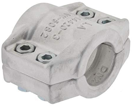 Klemmschale Spannbereich Ø 41-43 mm, Aluminium, Schlauchschelle nach EN 14420-3