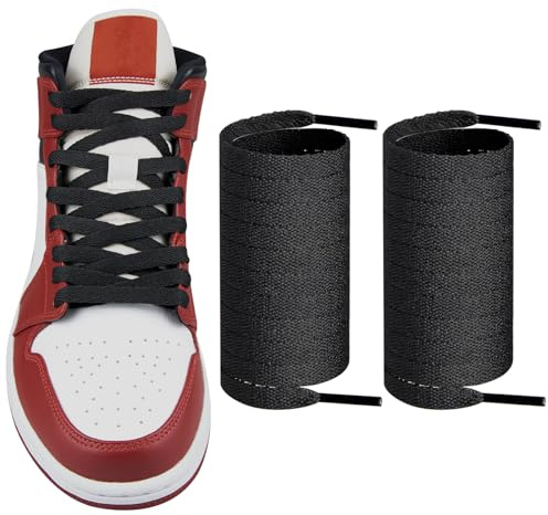 Endoto Cordones para Air Jordan 1/2/3/4/5/6/7/8 zapatillas, Agujetas cordón de repuesto planos Shoelaces Laces