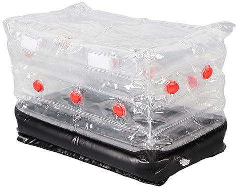 Kit de Cultivo de Setas, Caja de Aire en Forma de Maceta Rectangular con filtros de Esponja para esporas de Setas Suministros de Cultivo