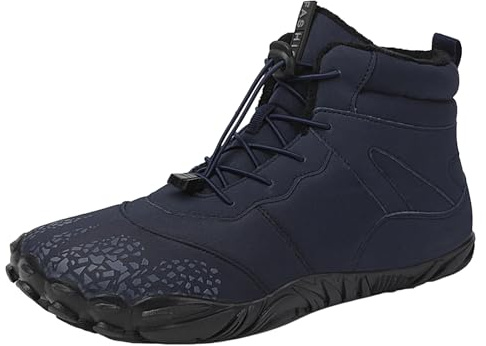 ZORQ Barefoot Hiking Shoes | Barefoot Shoes for Men - Quick Drying Non-Slip Winter Boots, Barefoot Shoes Wide Toe Box for Women Men, Hiking Running Camping Trail Blue
