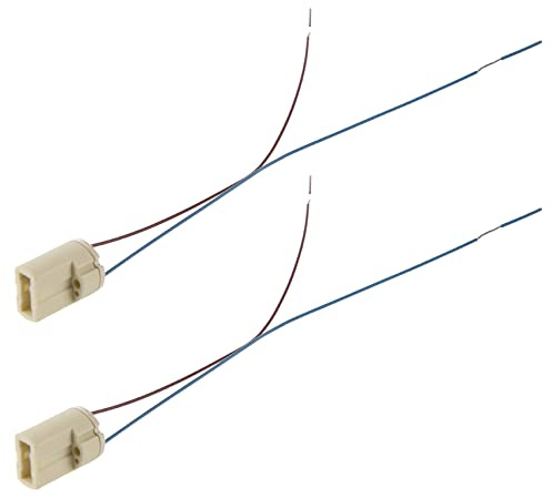 Niniang 2 x G9 Fassung aus Keramik, Halterung 2 A, 250 V