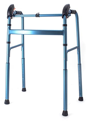 Rollator for Seniors Automatic Height Adjustment Up and Down Stairs Walker Lightweight- Aluminum Alloy for Elderly & Disabled