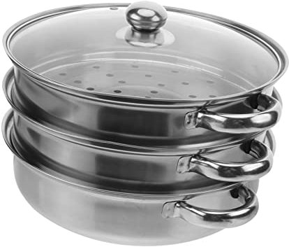 AYCDL Vaporera de Verduras Vaporeras de Verduras Vaporera de Metal Vaporera de Pasta Olla de Acero Inoxidable Cesta de Vapor
