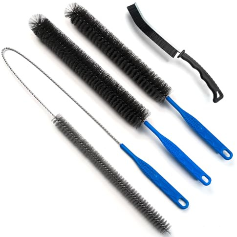 Dryer Vent Cleaner Kit, Dryer Cleaning Brush Vent Cleaner, Refrigerator Coil Cleaning Brush Clothes Trap Duct Remover, Appliance Brush, Home Dryer and Washer Lint Trap Cleaning Tool Set