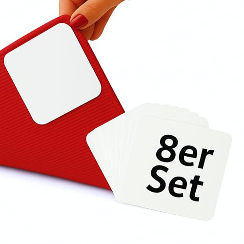 WIETRE Anti-Rutsch Pads für Teppiche – 8er Set Teppichstopper - rutschfest, Waschbar, Wiederverwendbar - Rückstandsfrei, Zuschneidbar - Teppich Antirutschunterlage für Glatte Böden