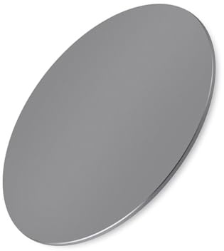 Zymoplas Laptop in alluminio Supporto rotante rotondo Base per display per computer Supporto per blocco note da tavolo Accessori per artigianato per riunioni d'ufficio