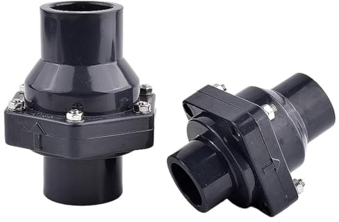 MEXEWORD Clapet Anti-Retour en PVC 20/25/32/40/50/63 mm for canalisations de Jardin, raccords de Tuyau d'arrosage et d'irrigation(Inner Dia 40mm)