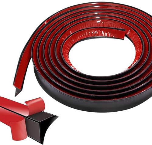 Winkelleiste Selbstklebend Wandabschlussleiste,15mm*15mm Silikon Arbeitsplatte Flexibel Wasserdicht Deckenleisten Küchenarbeitsplatte Küchenleisten zum Abdecken von Fugen in Küche Oder Bad (Schwarz, 3
