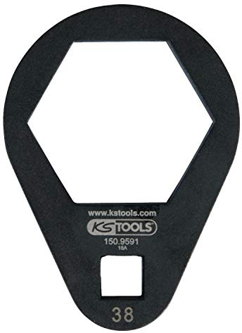 3/8 Einsteck-Ringschlüssel, extra flach, 38 mm