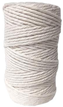 Ficelle de Jute Blanc 50m de Ficelle pour Paquets Ruban de Jute Ruban Cadeau en Corde à partir de Plantes naturellement pour Le Bricolage Décoration Lier Makramee Jardin