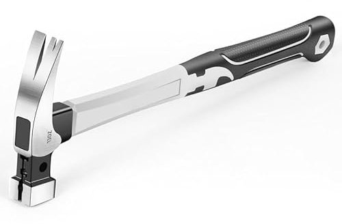 Nikou Framing Hammer, Rip Claw Heavy Duty Magnetic Automatic Steel Nail Tools for Wood Typing, Fiber + Carbon Steel